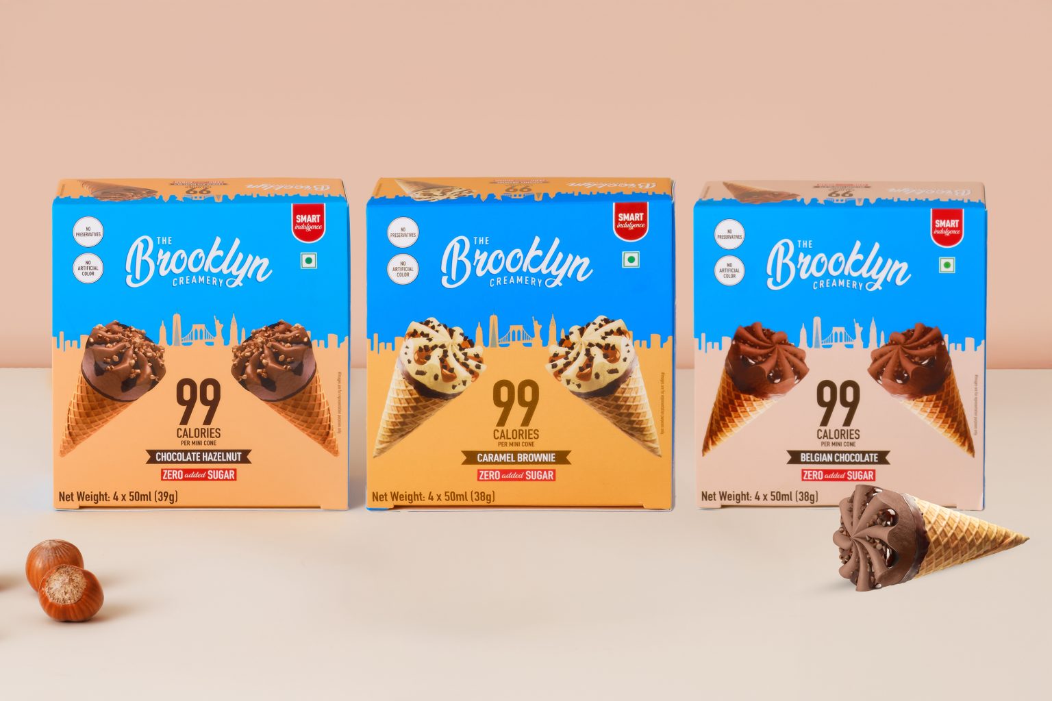 The Brooklyn Creamery’s New 99-Calorie Mini Cones. Small Treat, Big Joy